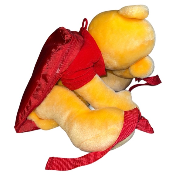 Vintage Disney World Disneyland Winnie the Pooh  Stuffed Animal Plush Backpack - Picture 3 of 9